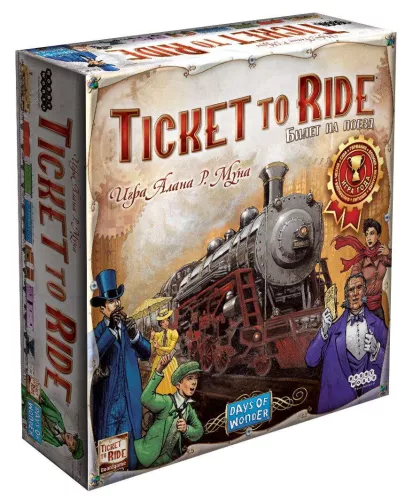 Настільна гра Квиток на Потяг: США (RU) / Ticket to Ride (RU)