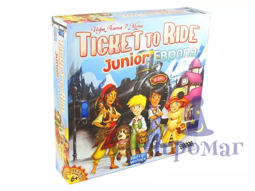Настольная игра Билет на Поезд. Детский: Европа / Ticket to Ride: First Journey (Europe)
