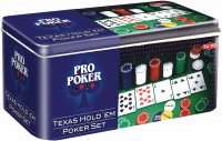 Набір для гри в покер «Техаський холдем» у бляшаній коробці