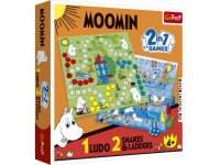 Ludo + Snakes & Ladders 2 in 1: Moomin