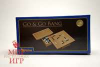Игра Го в деревянной шкатулке (Go & Go Bang Philos 3215)