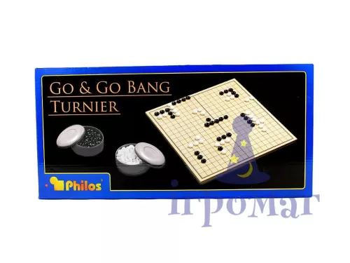 Настольная игра Игра Го. Турнирная. Складное поле / Go & Go Bang Philos 3210