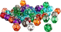 Аксесуар Кубики D12 Прозорий в асортименті (Dice D12 Transparen)