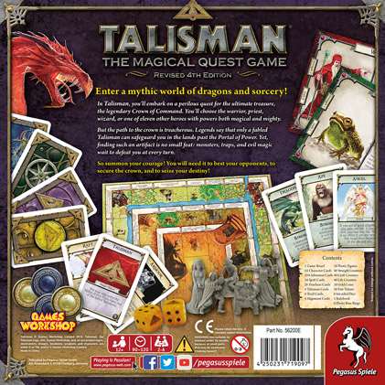 Talisman (Талисман). Обратная сторона коробки