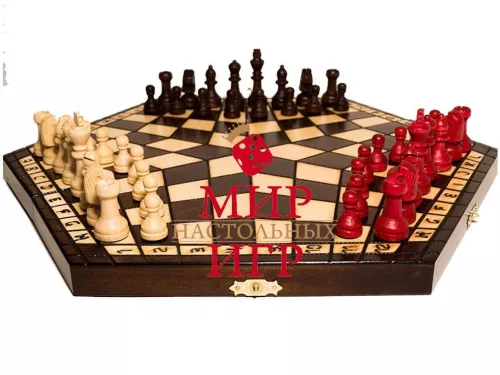 Настольная игра Шахматы для троих игроков (арт.3163)