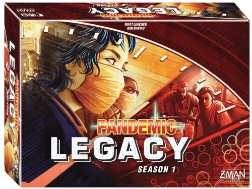 Настольная игра Pandemic Legacy Season 1: Red box / Пандемия Наследие 1 Сезон: Красная коробка