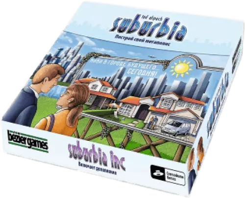 Настольная игра Сабурбия / Suburbia + Suburbia Inc