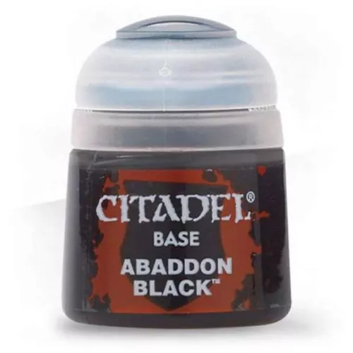 Краска Citadel Base: Abaddon Black