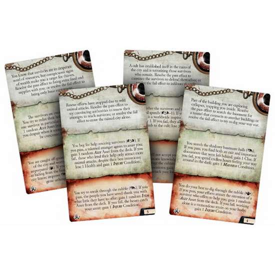 Eldritch Horror. Cities in Ruin, карти