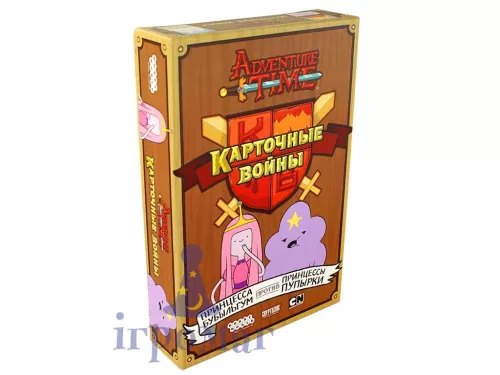 Настольная игра Время Приключений: Карточные Войны. Принцесса Бубыльгум против Принцессы Пупырки / Adventure Time Card Wars: Bubblegum vs. Lumpy Space Princess