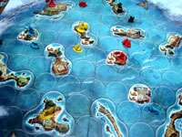 Настольная игра - Игра Киклады (Cyclades). Игровое поле