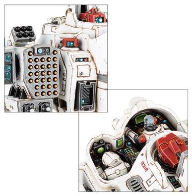 Warhammer 40000. Tau Empire: KV128 Stormsurge.