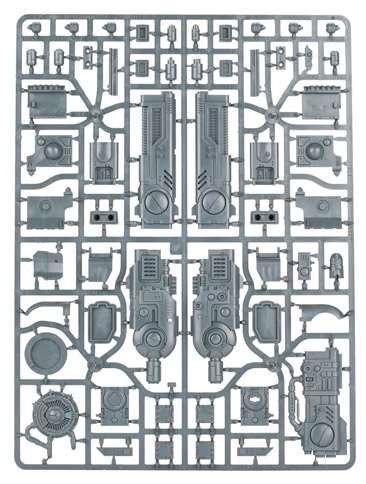 Warhammer 40000. Tau Empire: KV128 Stormsurge.Рамка з деталями