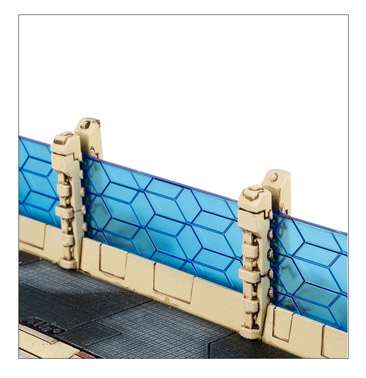 Warhammer 40000. Tau Empire: Tidewall Shieldline. Мініатюра пофарбована в зборі.