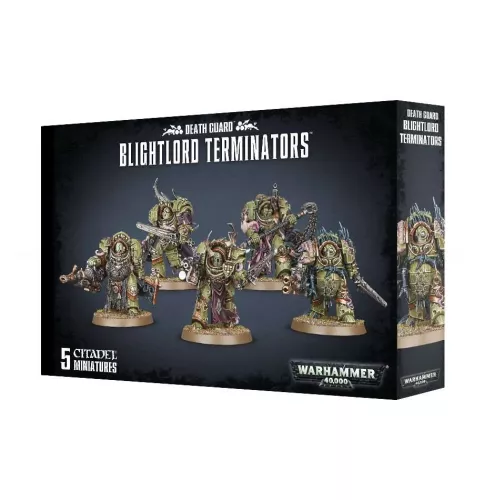 Набор Warhammer 40000. Death Guard: Blightlord Terminators / Вархаммер 40000. Гвардия Смерти: Терминаторы Скверны
