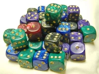 Аксесуар Кубики D6 Класичні перламутр в асортименті (Dice D6 Pearl classic)