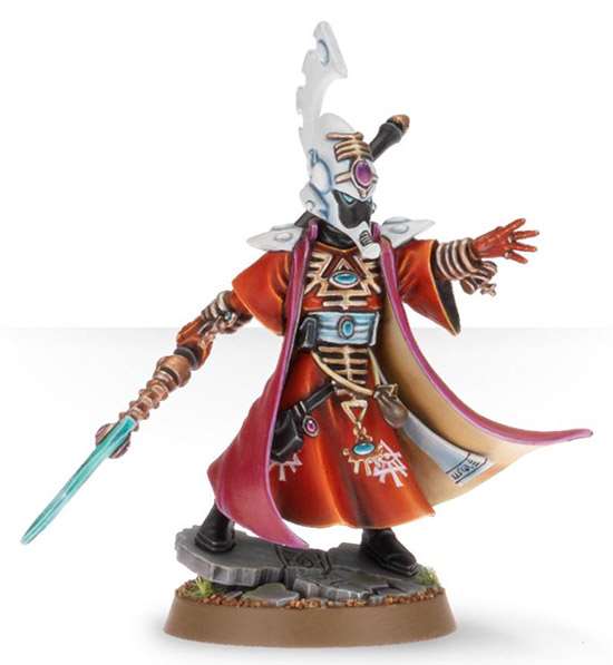 Warhammer 40000: Craftworlds: Farseer. Окрашенная миниатюра в сборе.