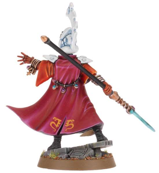 Warhammer 40000: Craftworlds: Farseer. Окрашенная миниатюра в сборе.
