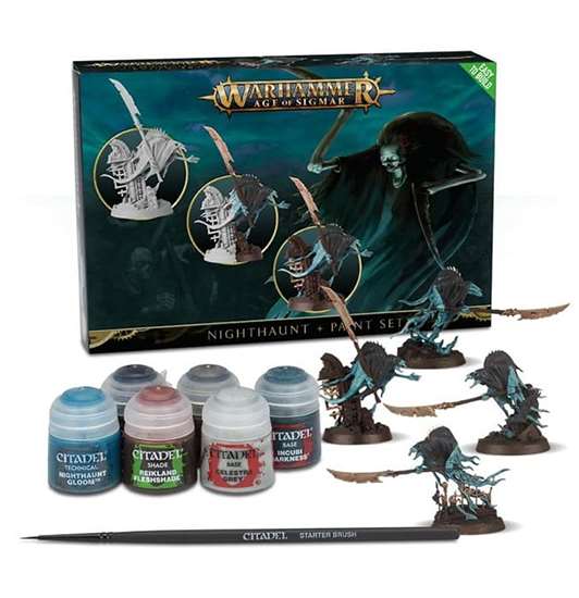 Nighthaunt Paint Set GER+. Содержимое коробки