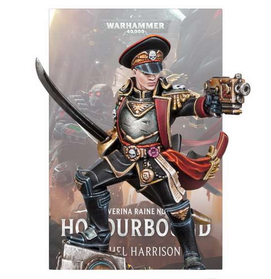 Warhammer 40000. Astra Militarum: Severina Raine. Вміст коробки (постачається в незібраному та непофарбованому вигляді)