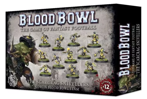Настольная игра Blood Bowl (2016 edition): The Scarcrag Snivellers – Goblin Blood Bowl Team
