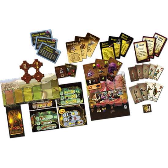 Dungeon Lords: Festival Season, компоненти