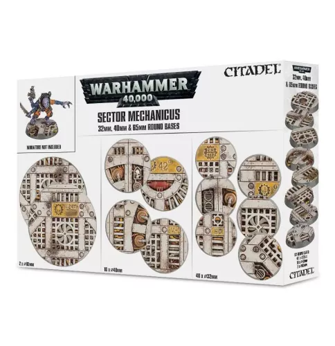 Набір Warhammer 40000. Sector Mechanicus: Industrial Bases / Вархаммер 40000. Сектор Механікус: Індустріальні підставки