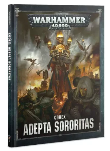 Книга Warhammer 40000. Codex: Adepta Sororitas (Hardback) / Вархаммер 40000. Кодекс: Адепта Сороритас (Твёрдая обложка)