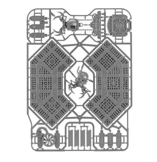 Warhammer 40000. Sector Mechanicus: Sacristan Forgeshrine. Пластикова рамка з компонентами