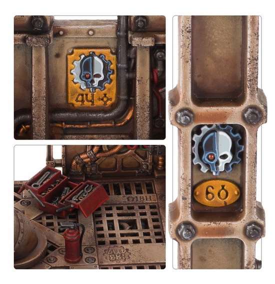 Warhammer 40000. Sector Mechanicus: Sacristan Forgeshrine. Компоненти