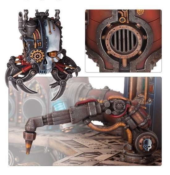 Warhammer 40000. Sector Mechanicus: Sacristan Forgeshrine. Компоненти