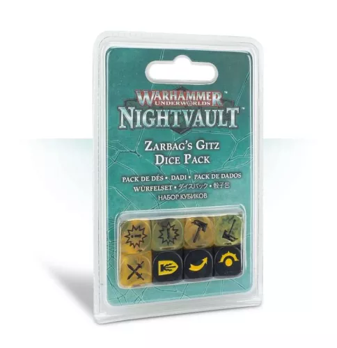 Отзывы Набор Warhammer Underworlds: Nightvault – Zarbag’s Gitz Dice Pack