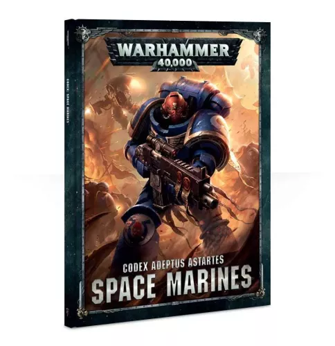 Книга Warhammer 40000. Codex: Space Marines (Hardback) / Вархаммер 40000. Книга правил: Космодесант (Твердая обложка)