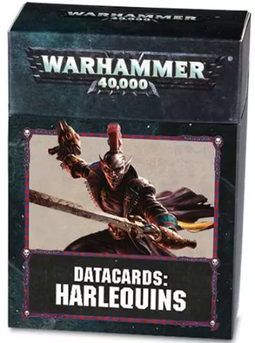 Набір Warhammer 40000. Datacards: Harlequins / Вархаммер 40000. Карти Даних: Арлекіни