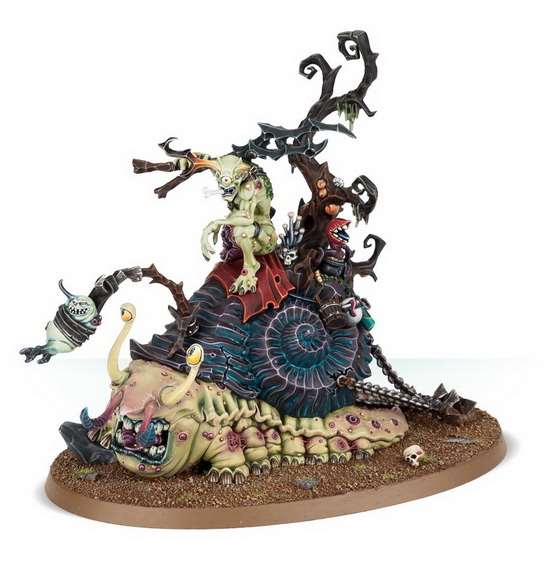 Warhammer 40000 (Age of Sigmar). Daemons of Nurgle: Horticulous Slimux. Содержимое набора (поставляется в несобранном и неокрашенном виде)
