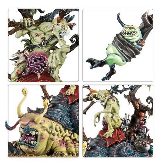Warhammer 40000 (Age of Sigmar). Daemons of Nurgle: Horticulous Slimux. Компоненты