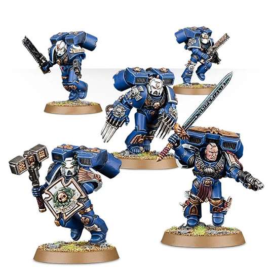 Space Marines Vanguard Veteran Squad. Мініатюри