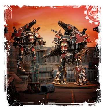 Adeptus Titanicus: Warbringer Nemesis Titan with Quake Cannon. Компоненты