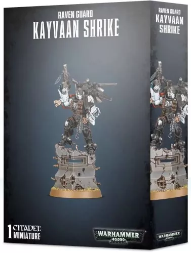 Набор Warhammer 40000. Raven Guard: Kayvaan Shrike / Вархаммер 40000. Гвардия Ворона: Кайван Шрайк