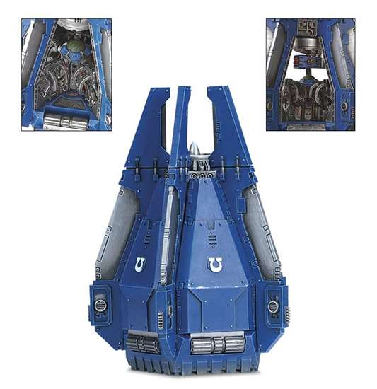 Space Marine Drop Pod. Миниатюра
