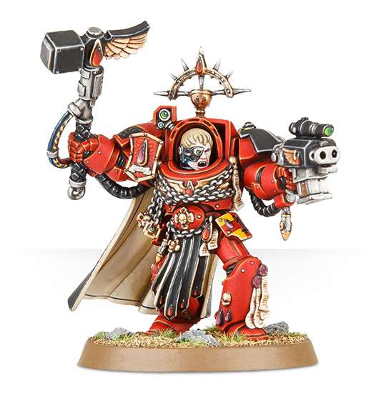 Blood Angels Captain: Terminator Armour. Миниатюра