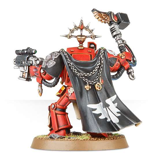 Blood Angels Captain: Terminator Armour. Миниатюра