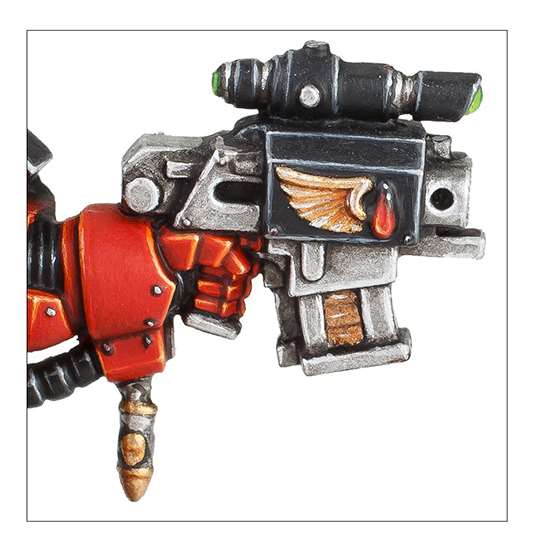 Blood Angels Captain: Terminator Armour. Миниатюра