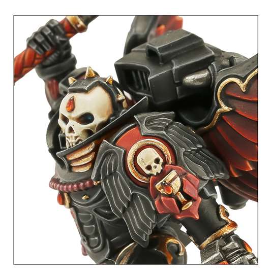 Blood Angels Chaplain With Jump Pack. Мініатюра