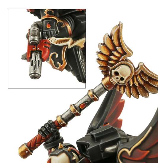 Blood Angels Chaplain With Jump Pack. Мініатюра