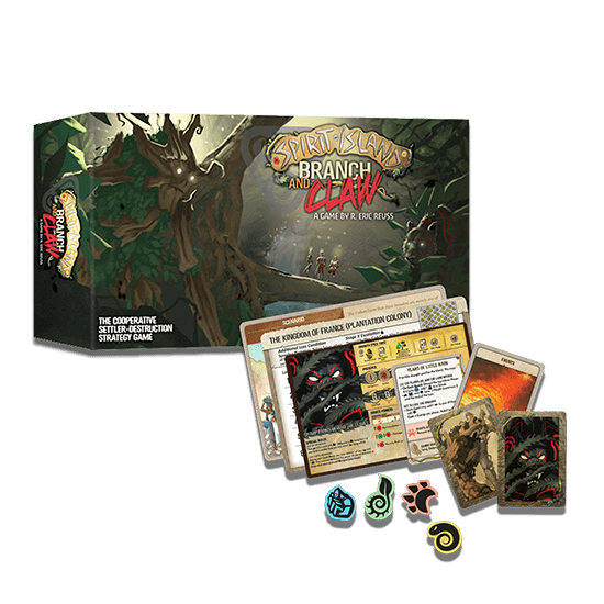 Spirit Island: Branch & Claw. Содержимое коробки