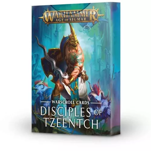 Набір Warhammer Age of Sigmar. Warscroll Cards: Disciples of Tzeentch / Вархаммер Ера Сігмара. Карти Бойових Сувоїв: Послідовники Тзінча