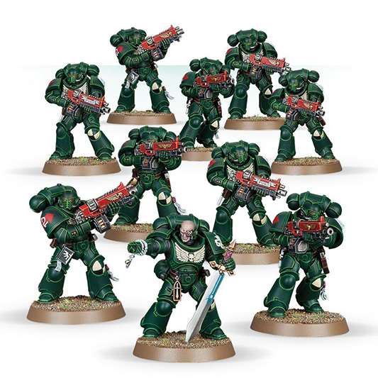 Dark Angels Primaris Intercessors. Миниатюры