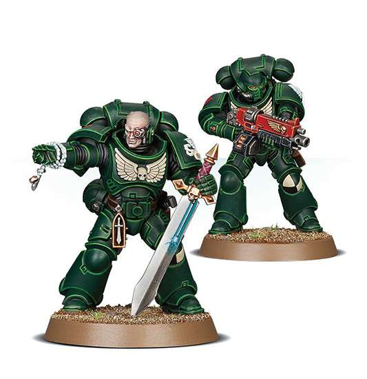 Dark Angels Primaris Intercessors. Миниатюры