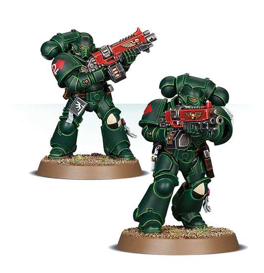 Dark Angels Primaris Intercessors. Миниатюры